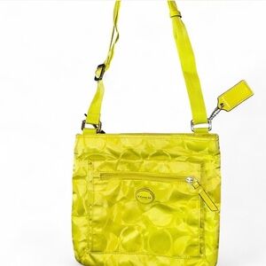 Coach Vibrant Yellow Crossbody Bag